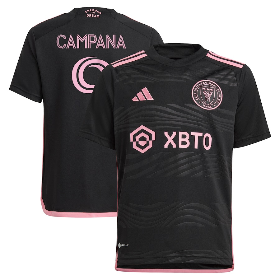 Leonardo Campana 9 Inter Miami FC 2023/24 Away YOUTH Jersey – Black