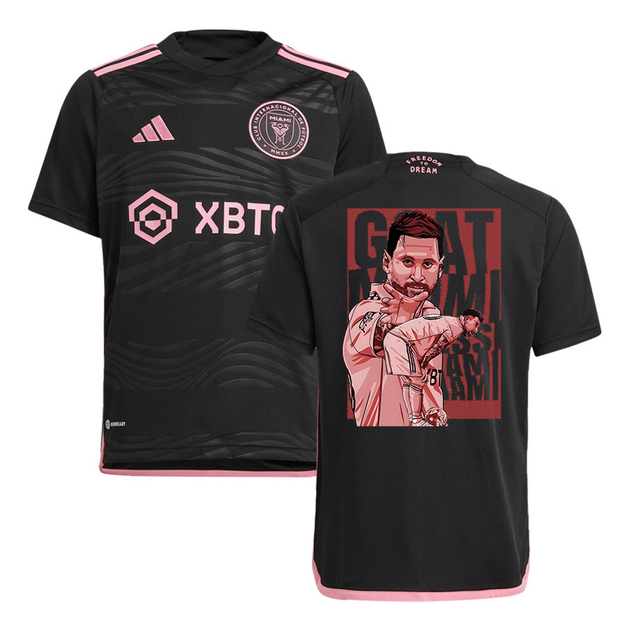 Lionel Messi 10 Inter Miami Capture Leagues Cup 2023 Black Jersey – YOUTH