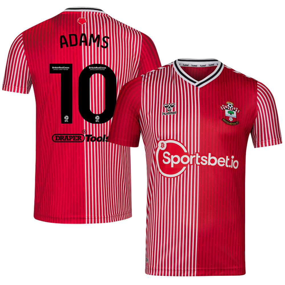 Ch Adams 10 Southampton FC 2023/24 Home Men Jersey – Red