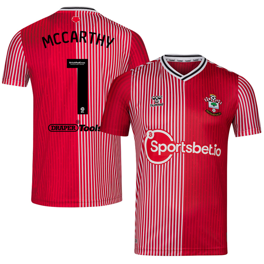 Alex McCarthy 1 Southampton FC 2023/24 Home Men Jersey – Red
