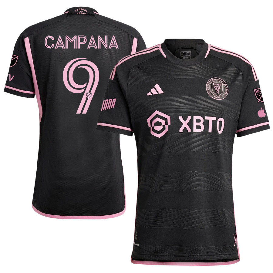 Leonardo Campana 9 Inter Miami FC 2023/24 Away Men Jersey – Black