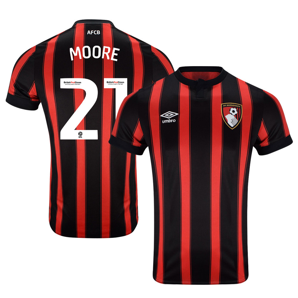 Kieffer Moore 21 AFC Bournemouth 2023-24 EFL Home Men Jersey – Red