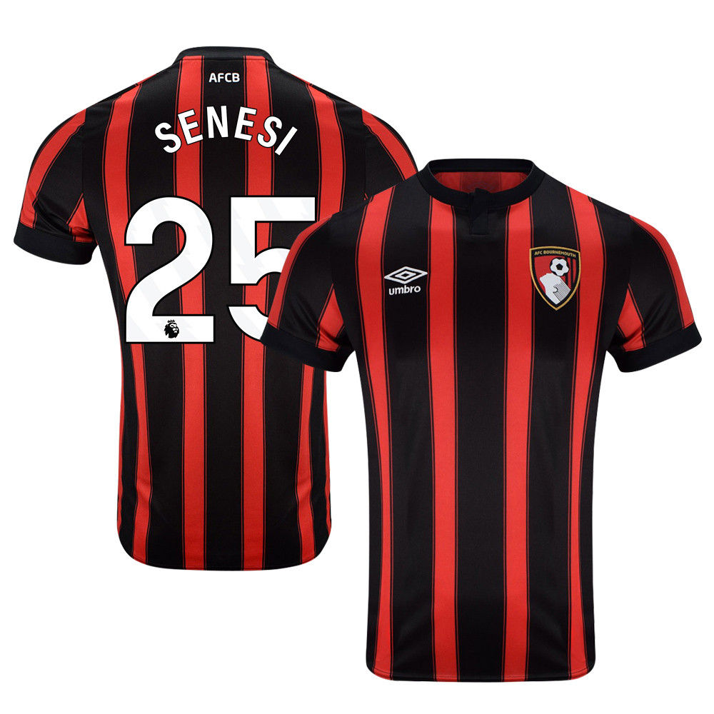 Marcos Senesi 25 AFC Bournemouth 2023-24 Premier League Home Men Jersey – Red