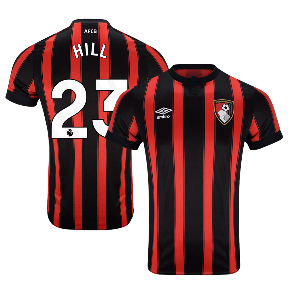 James Hill 23 AFC Bournemouth 2023-24 Premier League Home Men Jersey – Red