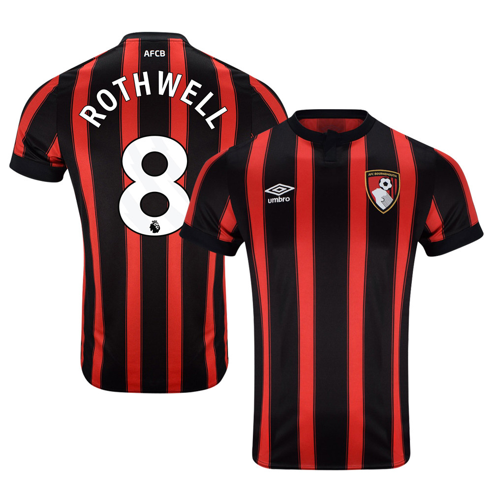 Joe Rothwell 8 AFC Bournemouth 2023-24 Premier League Home Men Jersey – Red