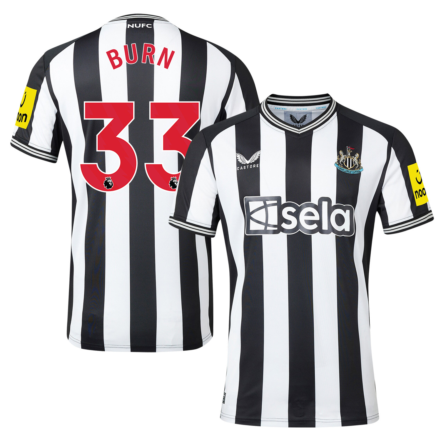 Dan Burn 33 Newcastle United 2023-24 Premier League Home Men Jersey – White