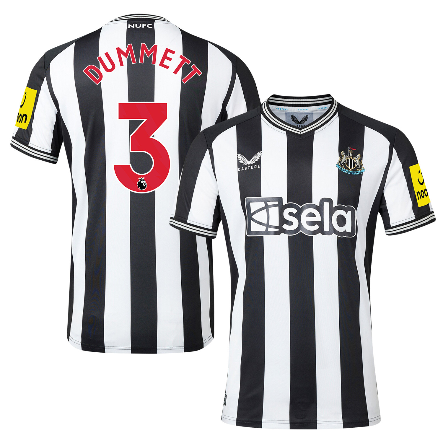 Paul Dummett 3 Newcastle United 2023-24 Premier League Home Men Jersey – White