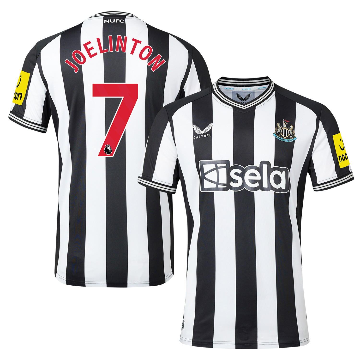 Joelinton 7 Newcastle United 2023-24 Premier League Home Men Jersey – White