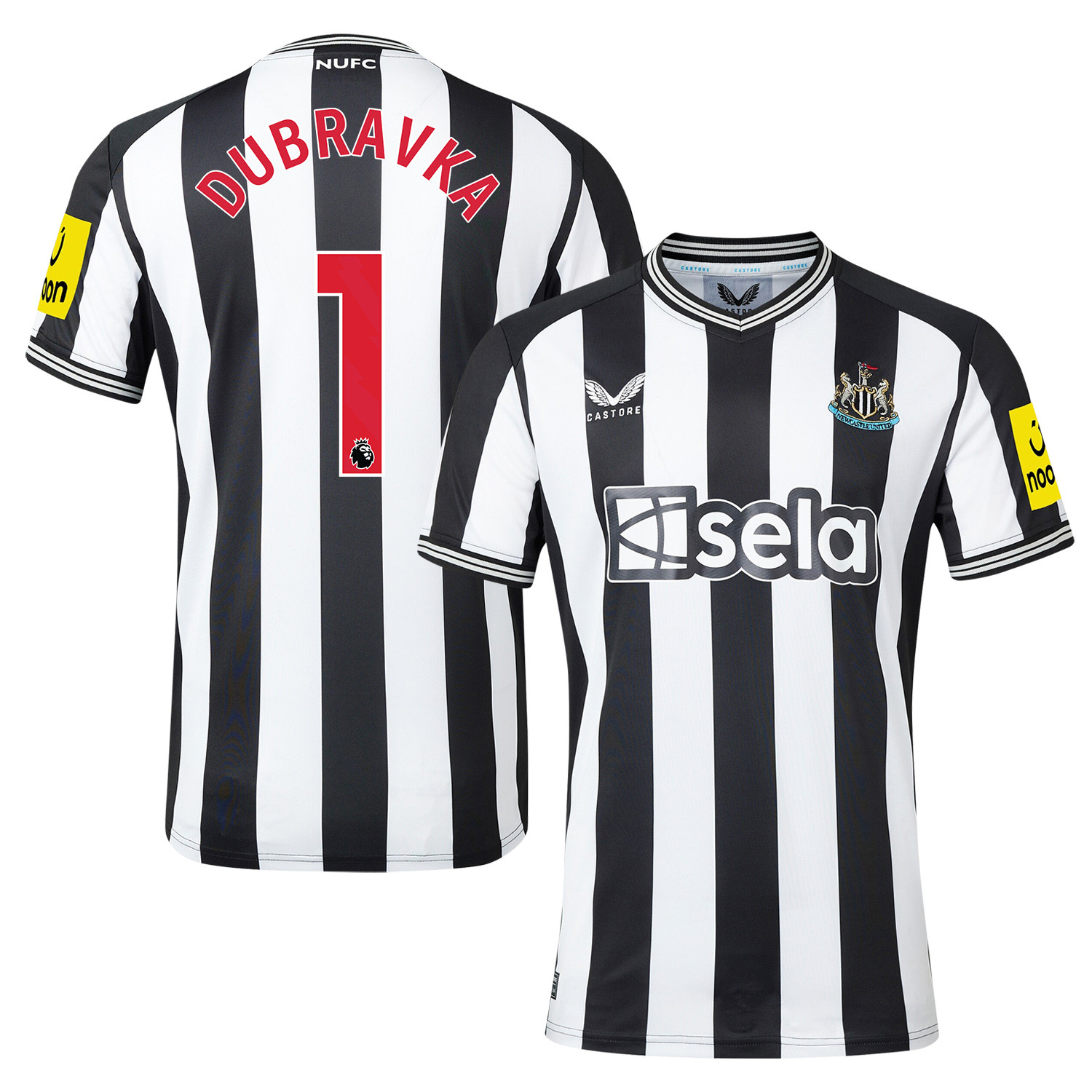 Martin Dubravka 1 Newcastle United 2023-24 Premier League Home Men Jersey – White