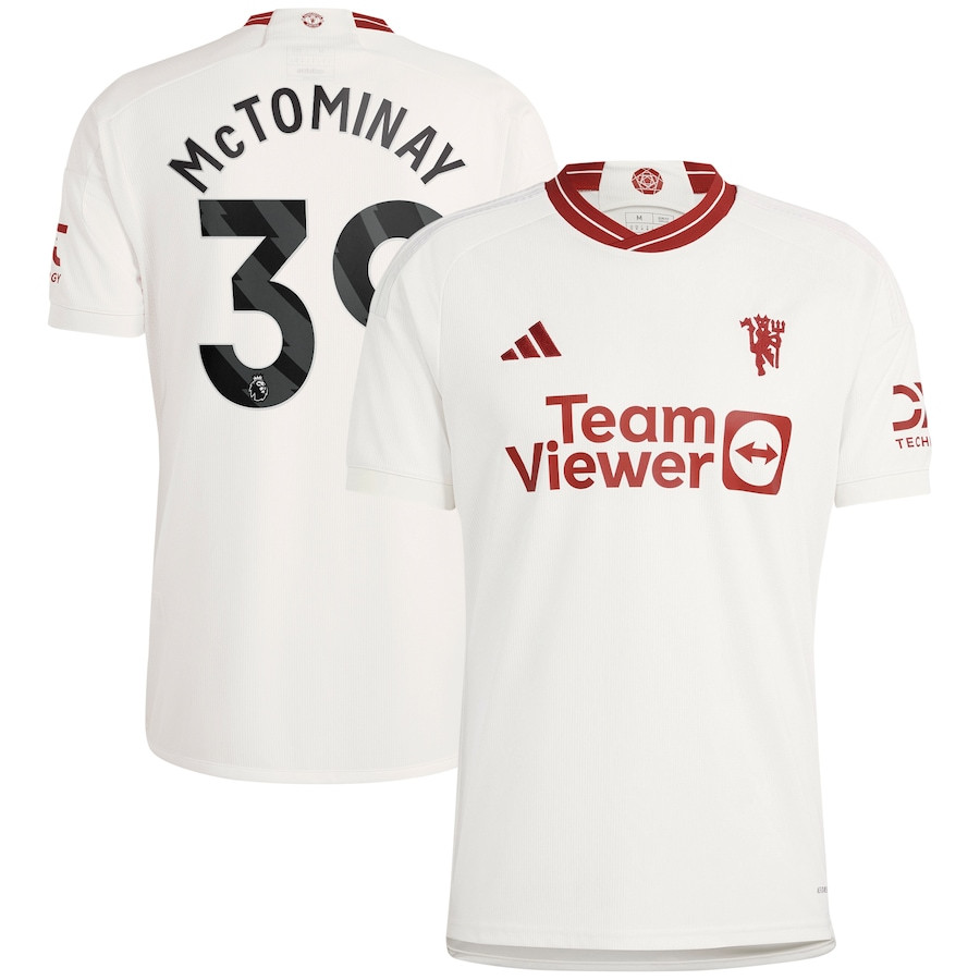 Scott McTominay 39 Manchester United 2023/24 Third Men Player Jersey – White