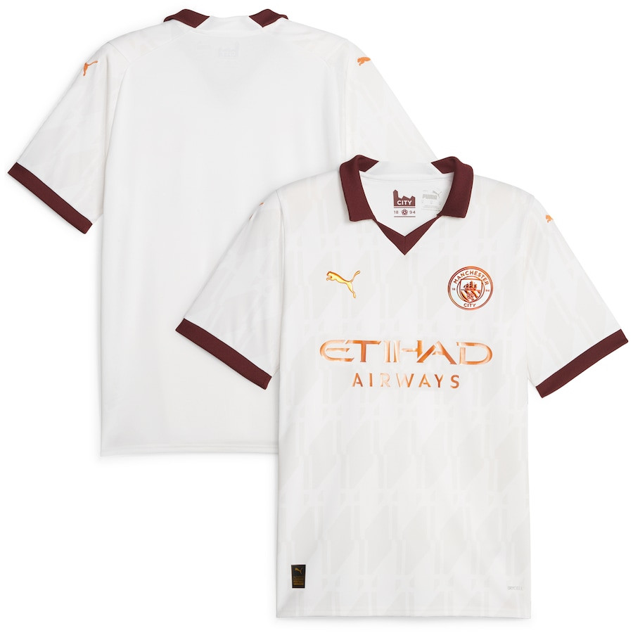 Manchester City 2023/24 Away Men Jersey – White