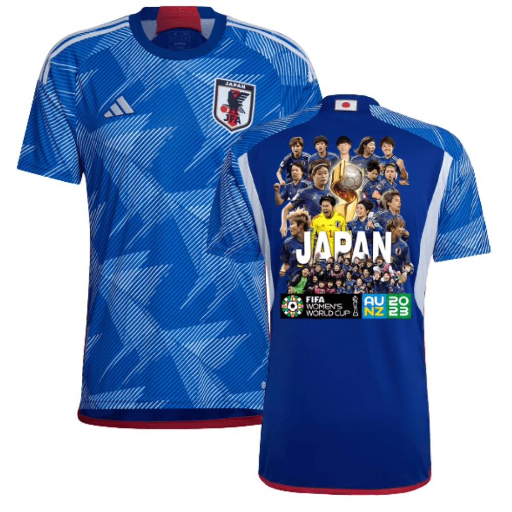 Japan Women's National Team Road To Champions 2023-24 World Cup Home Men Jersey – Blue