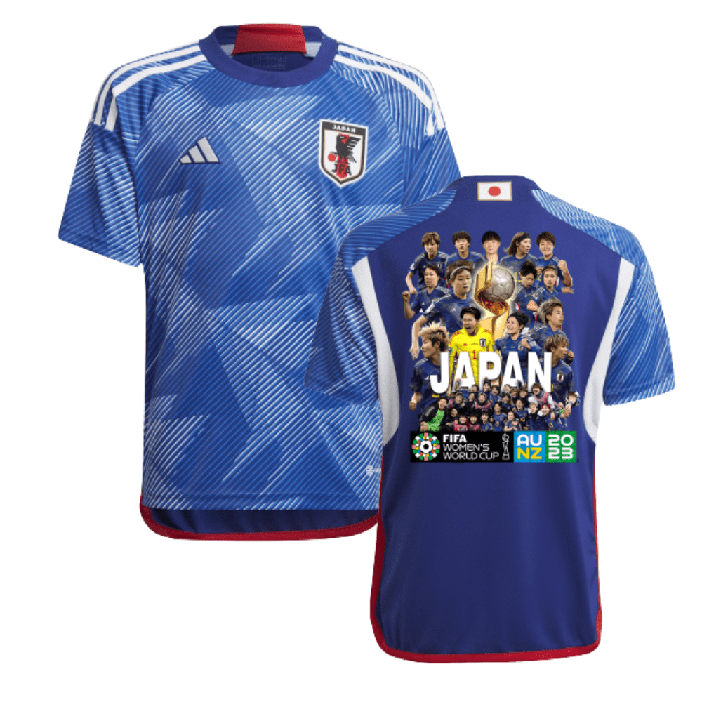 Japan Women's National Team Road To Champions 2023-24 World Cup Home YOUTH Jersey – Blue