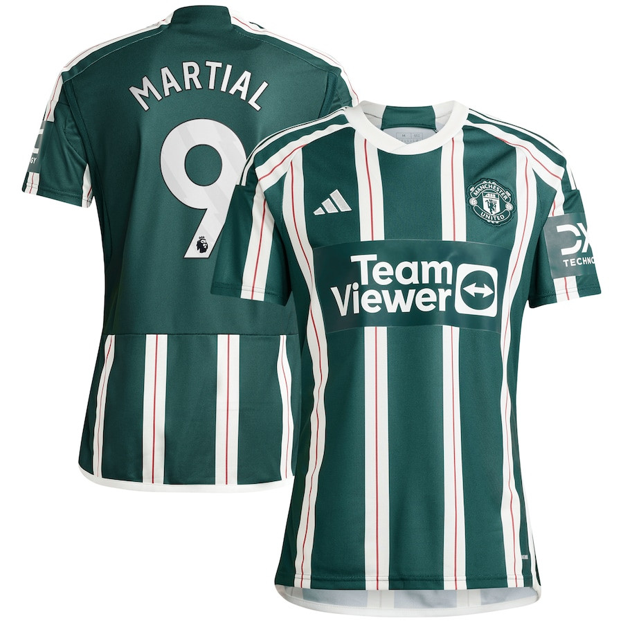 Anthony Martial 9 Manchester United 2023/24 Away Men Jersey – Green