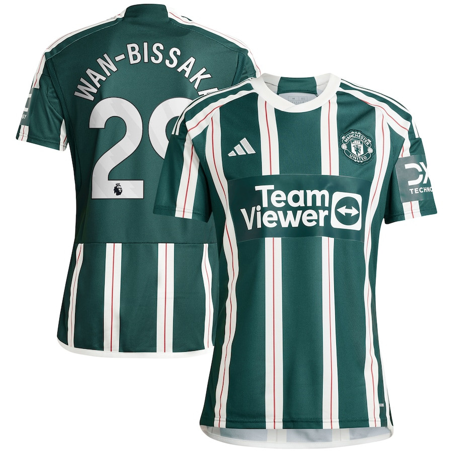 Aaron Wan-Bissaka 29 Manchester United 2023/24 Away Men Jersey – Green