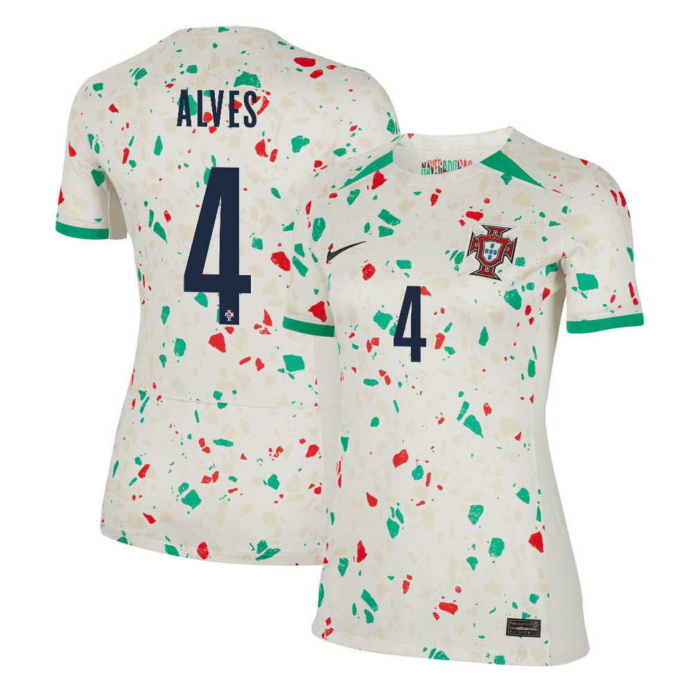 Slvia Rebelo 4 Portugal Women's National Team 2023-24 World Cup Away Women Jersey