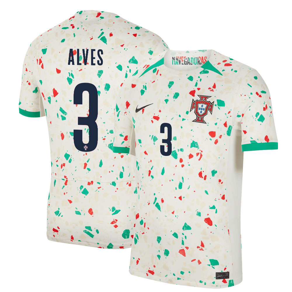 Lcia Alves 3 Portugal Women's National Team 2023-24 World Cup Away Men Jersey