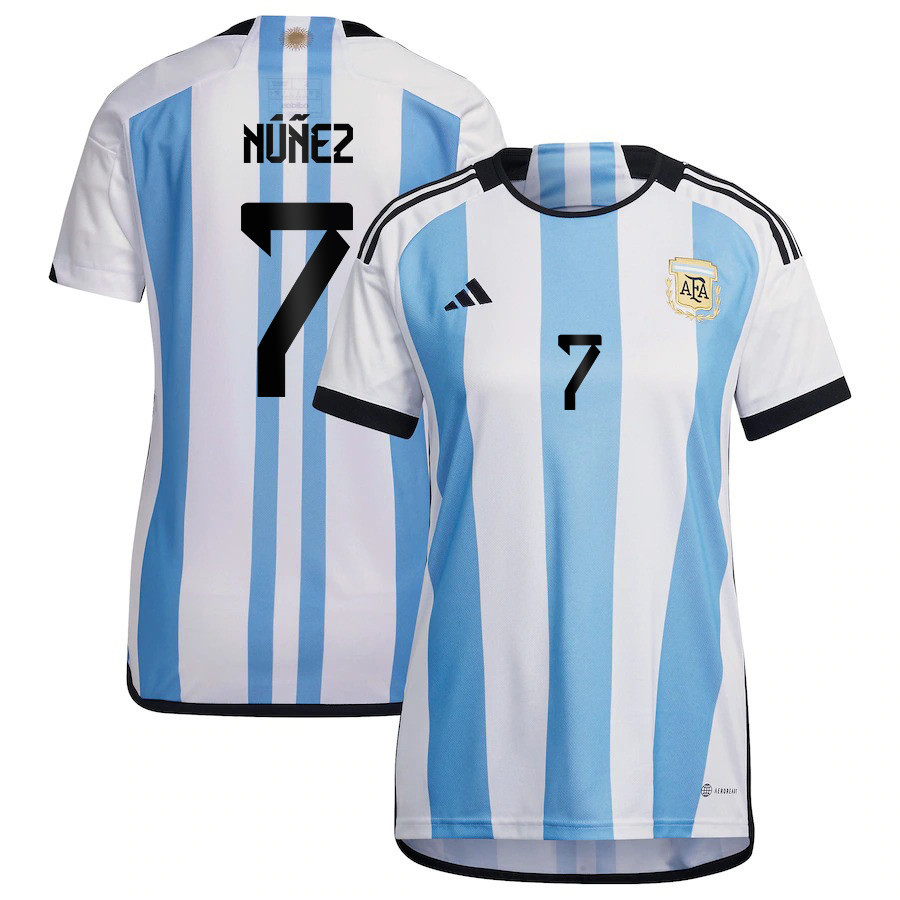 Romina Nez 7 Argentina Women's National Team 2023-24 World Cup Home Women Jersey