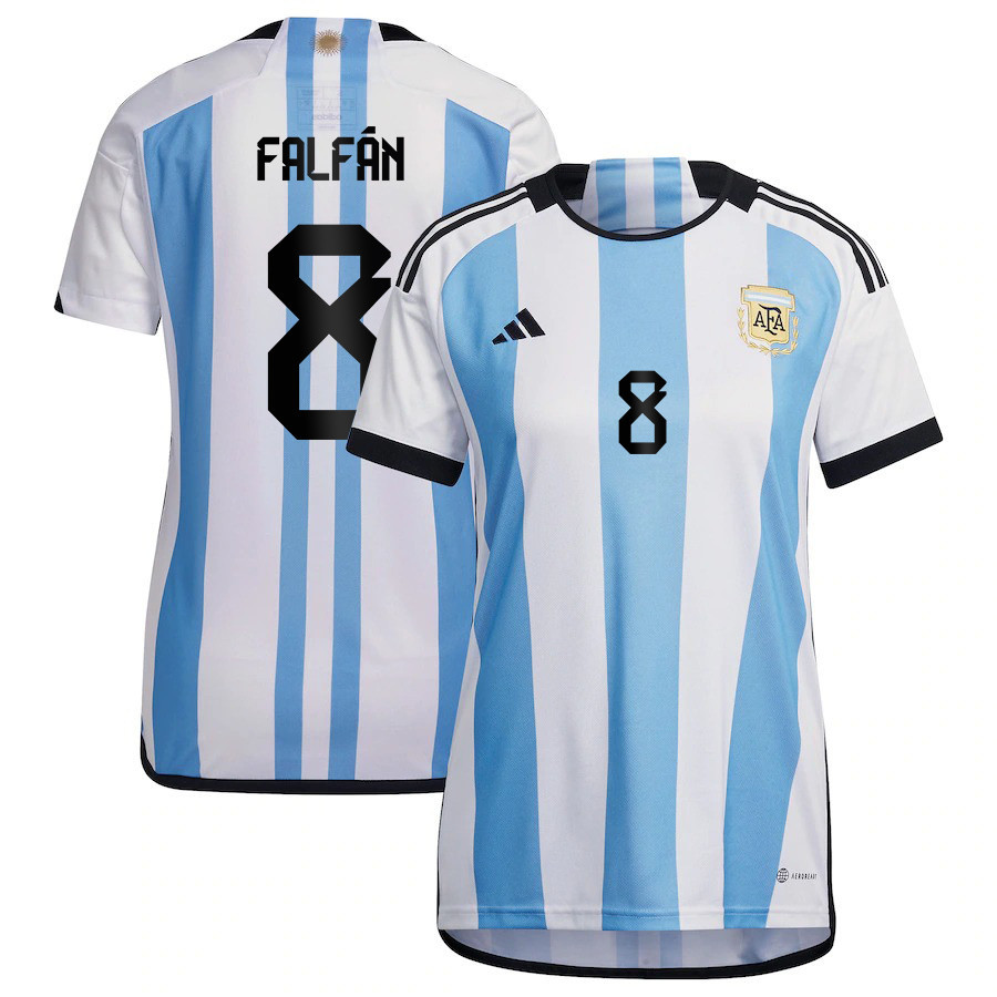 Daiana Falfn 8 Argentina Women's National Team 2023-24 World Cup Home Women Jersey