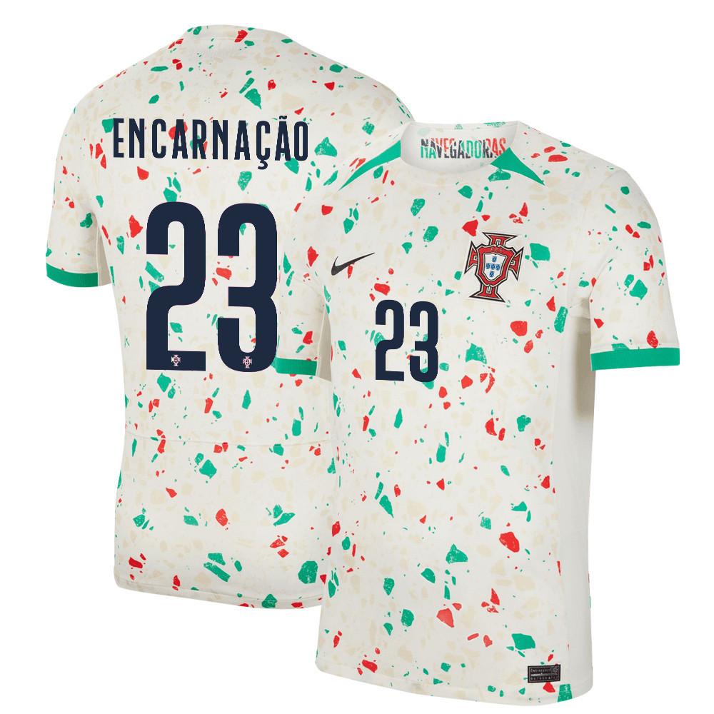 Telma Encarnao 23 Portugal Women's National Team 2023-24 World Cup Away Men Jersey