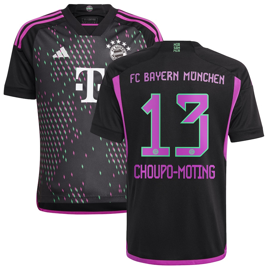 Choupo-Moting 13 Bayern Munich 2023/24 Away Youth Jersey – Black