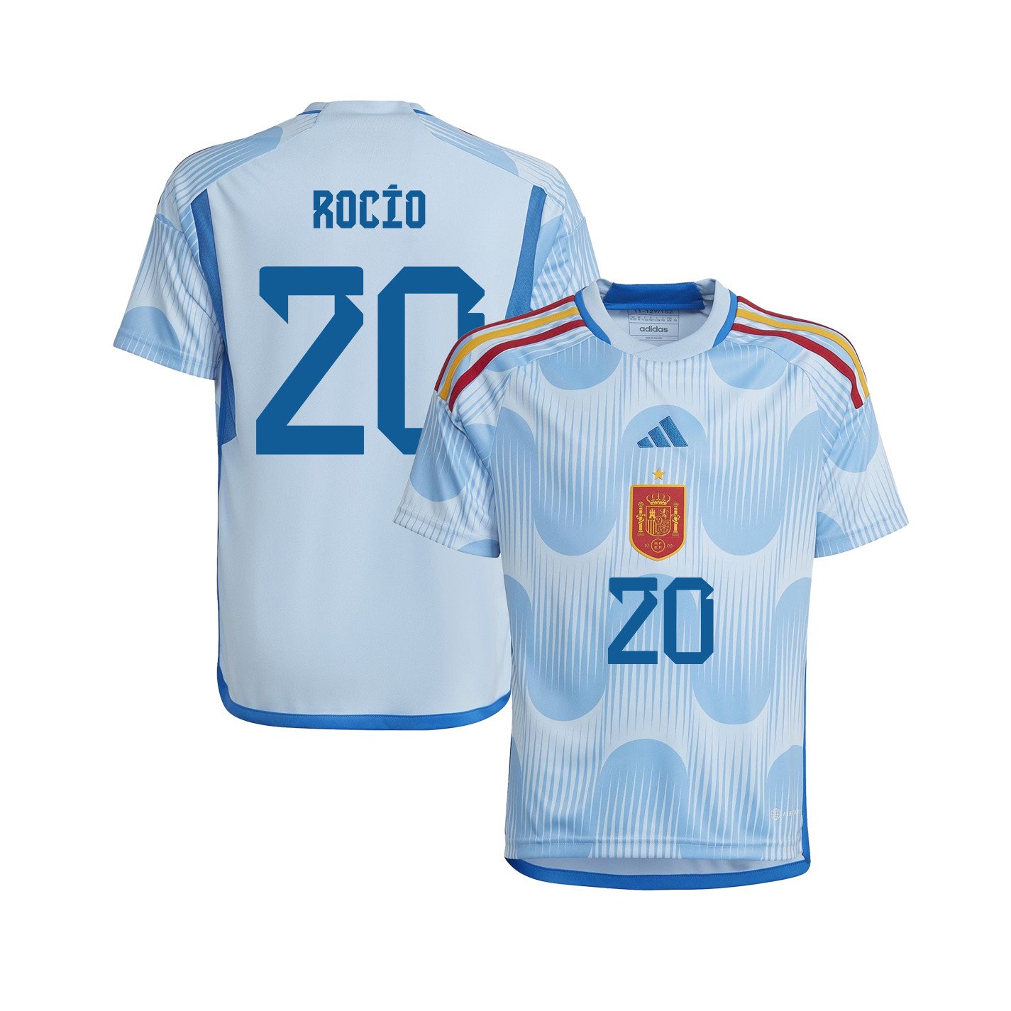 Roco Glvez 20 Spain 1 Star Women's National Team 2023-24 World Cup Away Jersey, YOUTH
