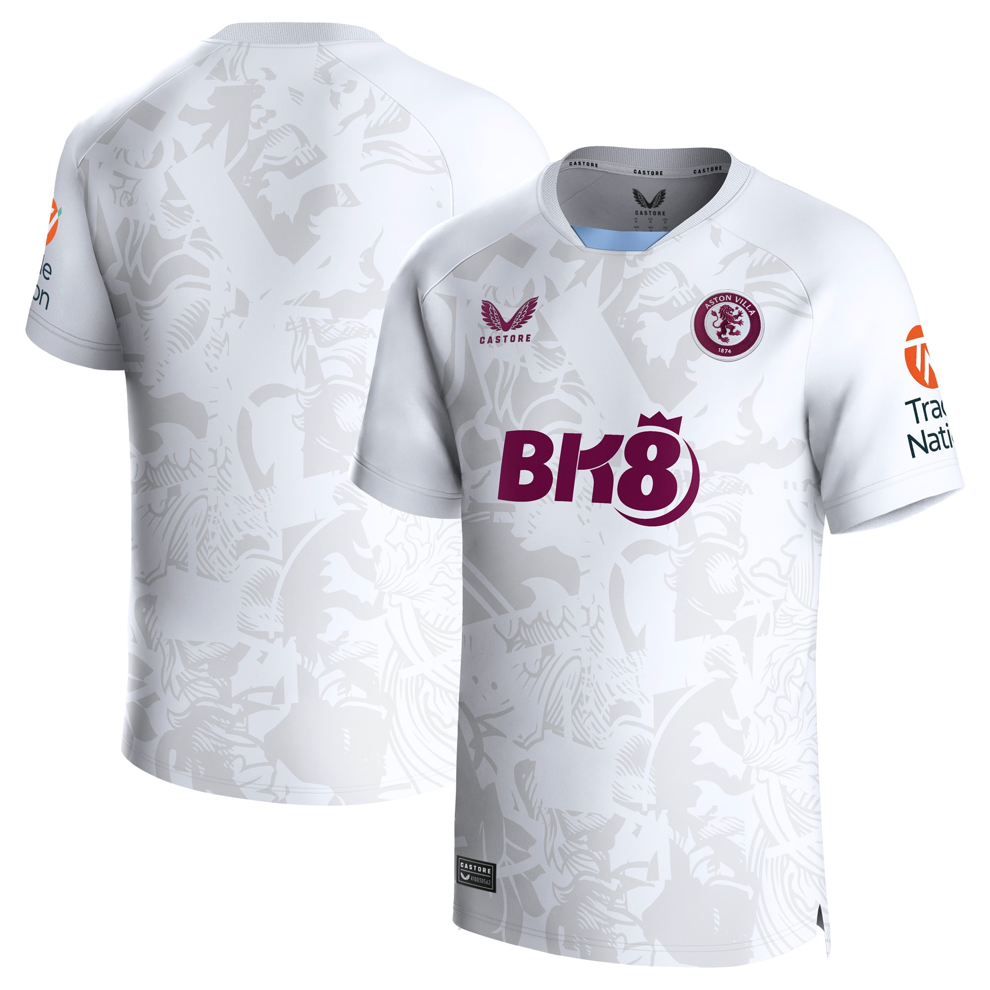 Aston Villa Castore 2023/24 Away Men Jersey – White