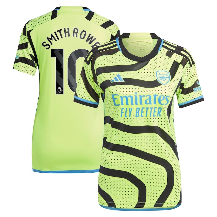 Emile Smith Rowe 10 Arsenal 2023/24 Away Women Jersey – Yellow