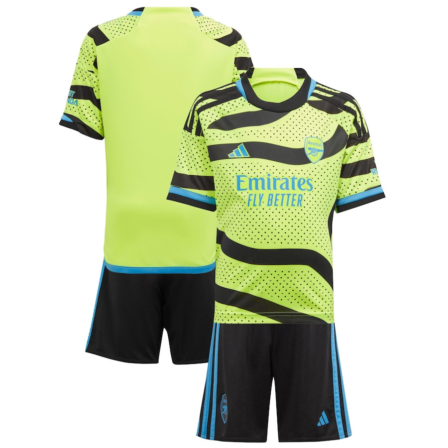 Arsenal 2023/24 Away Youth Kit Jersey – Yellow