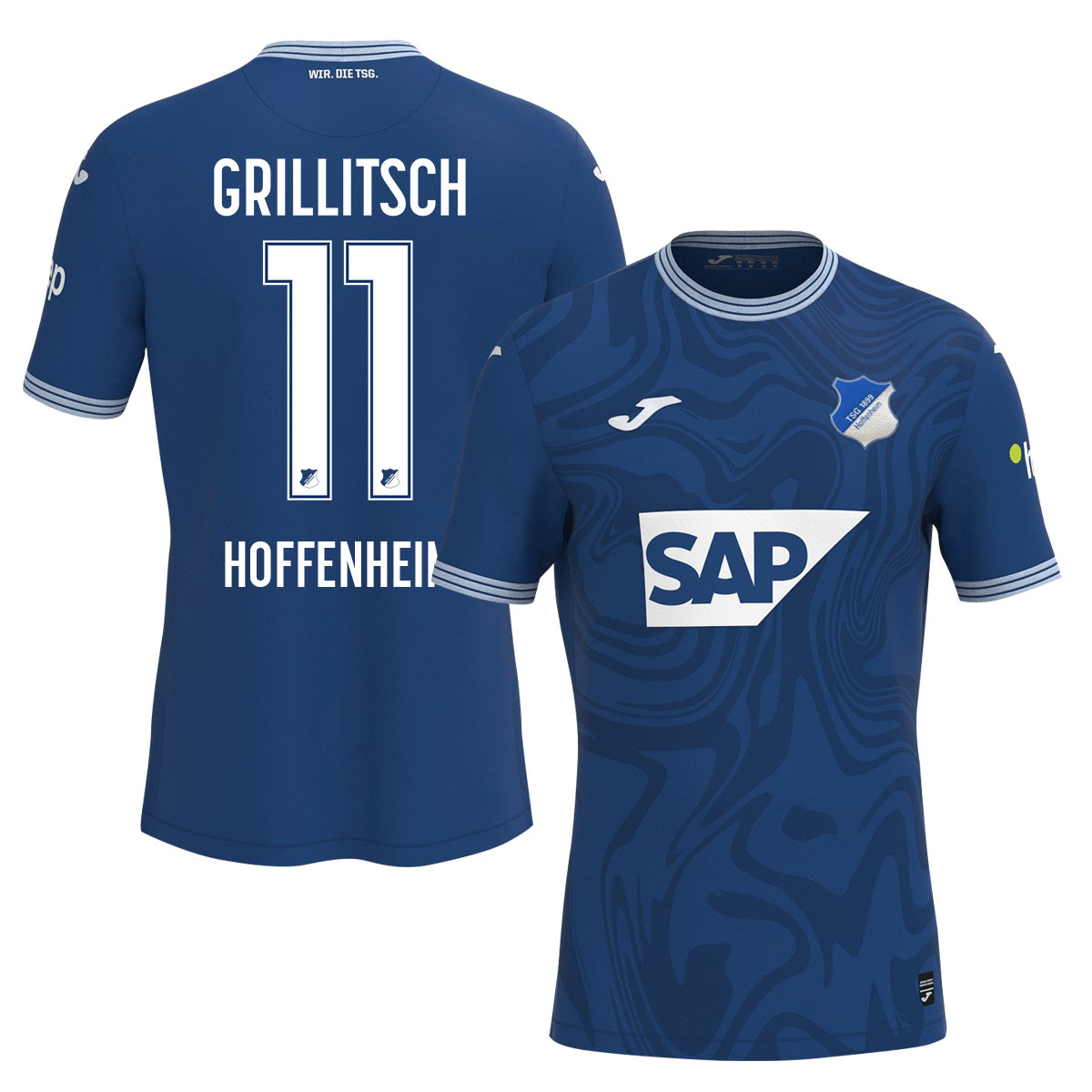 Florian Grillitsch 11 TSG 1899 Hoffenheim 2023-24 Home Men Jersey – Blue