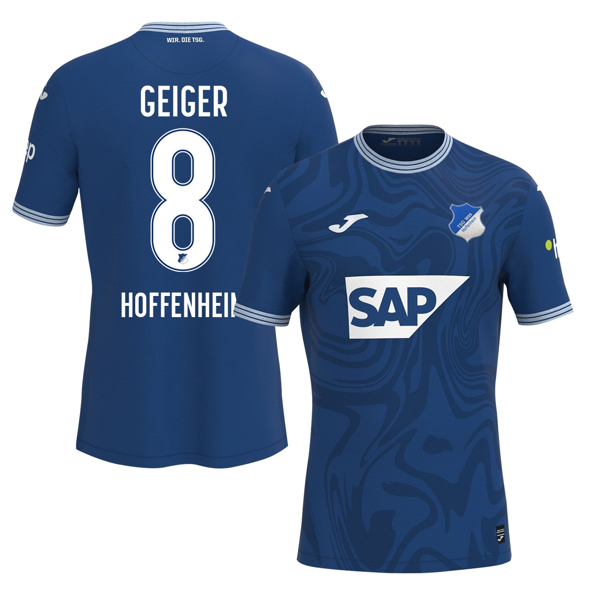 Dennis Geiger 8 TSG 1899 Hoffenheim 2023-24 Home Men Jersey – Blue