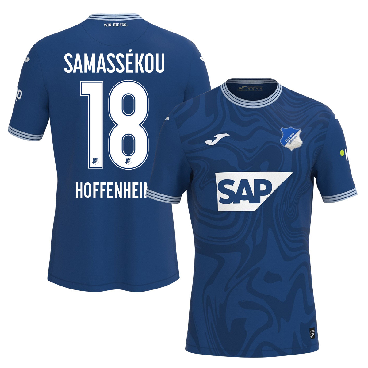 Diadi Samasskou 18 TSG 1899 Hoffenheim 2023-24 Home Men Jersey – Blue