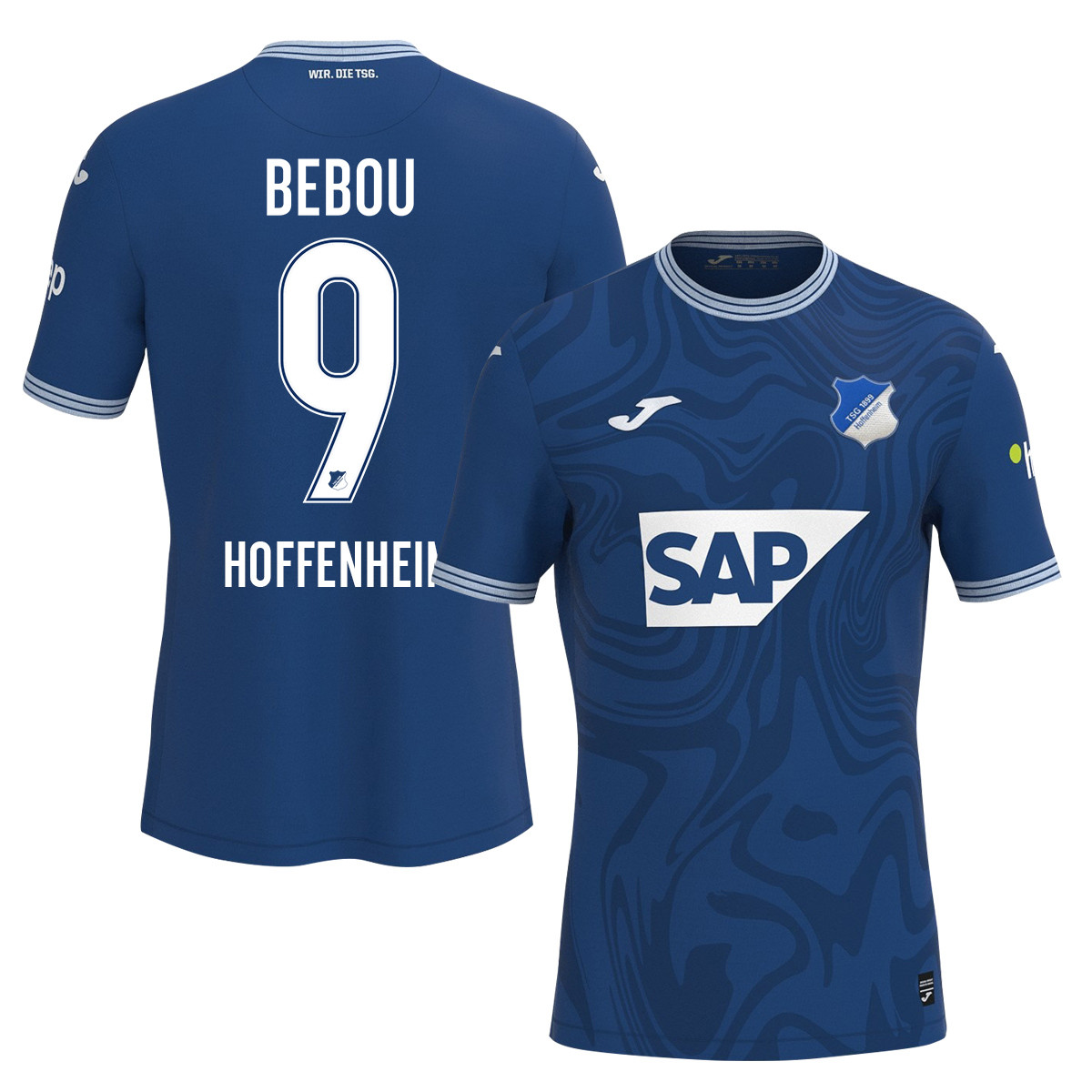 Ihlas Bebou 9 TSG 1899 Hoffenheim 2023-24 Home Men Jersey – Blue