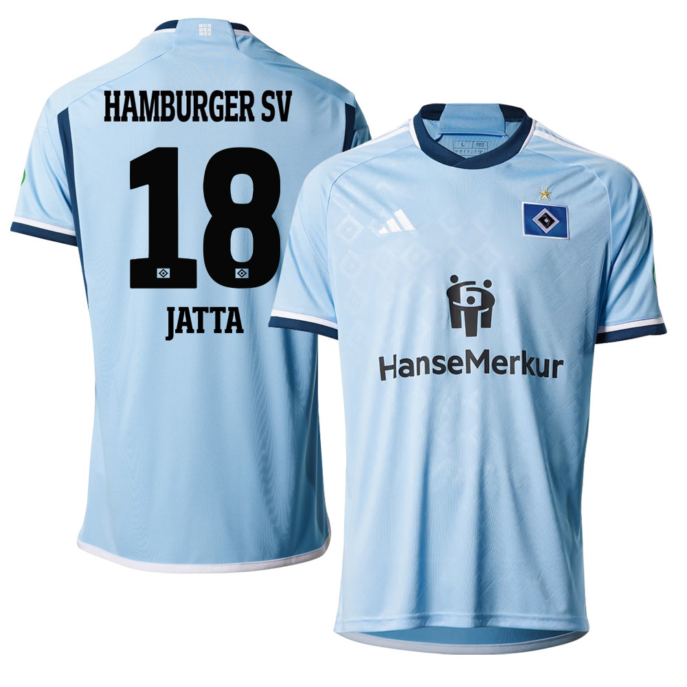 Bakery Jatta 18 Hamburger SV 2023-24 Away Men Jersey – Sky Blue