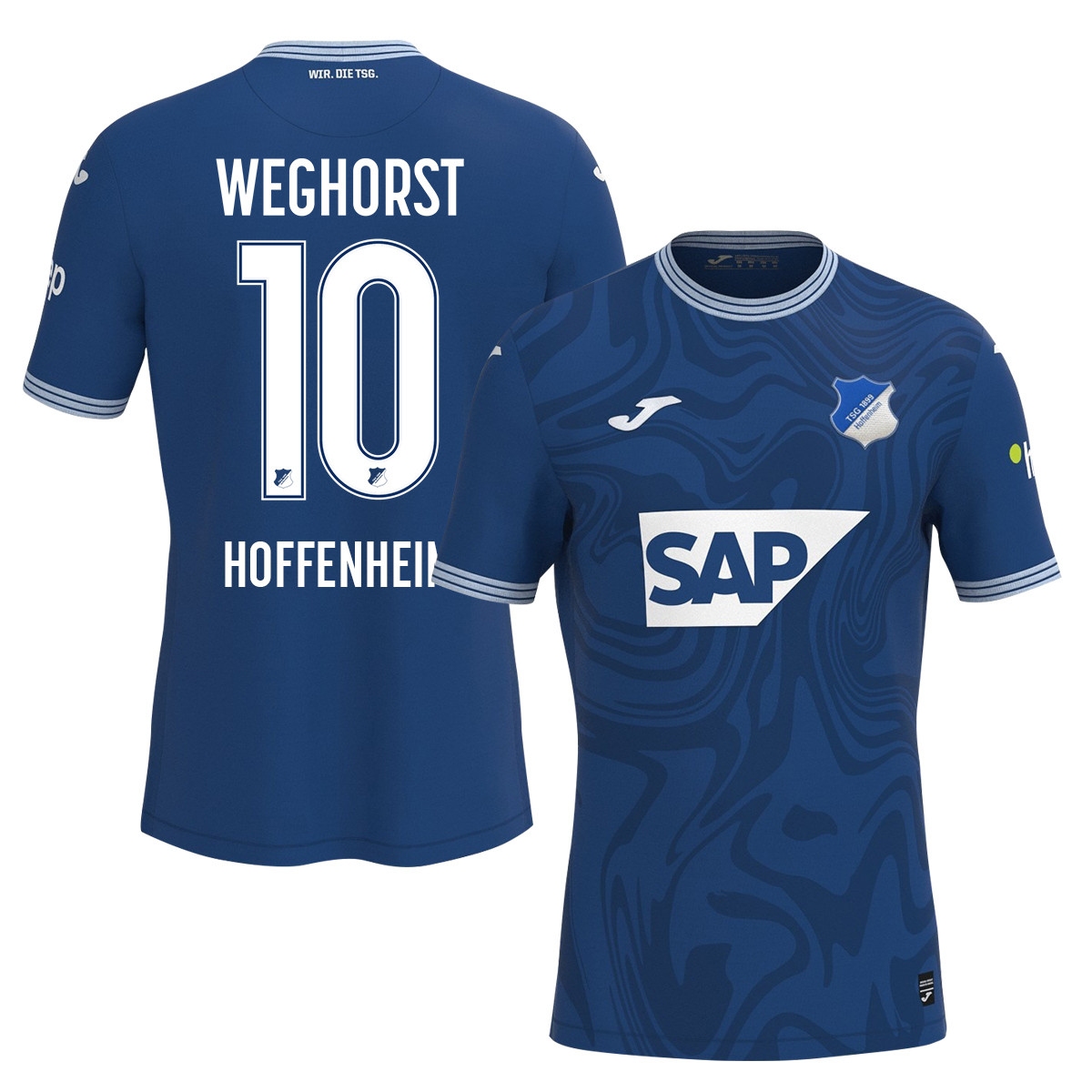 Wout Weghorst 10 TSG 1899 Hoffenheim 2023-24 Home Men Jersey – Blue