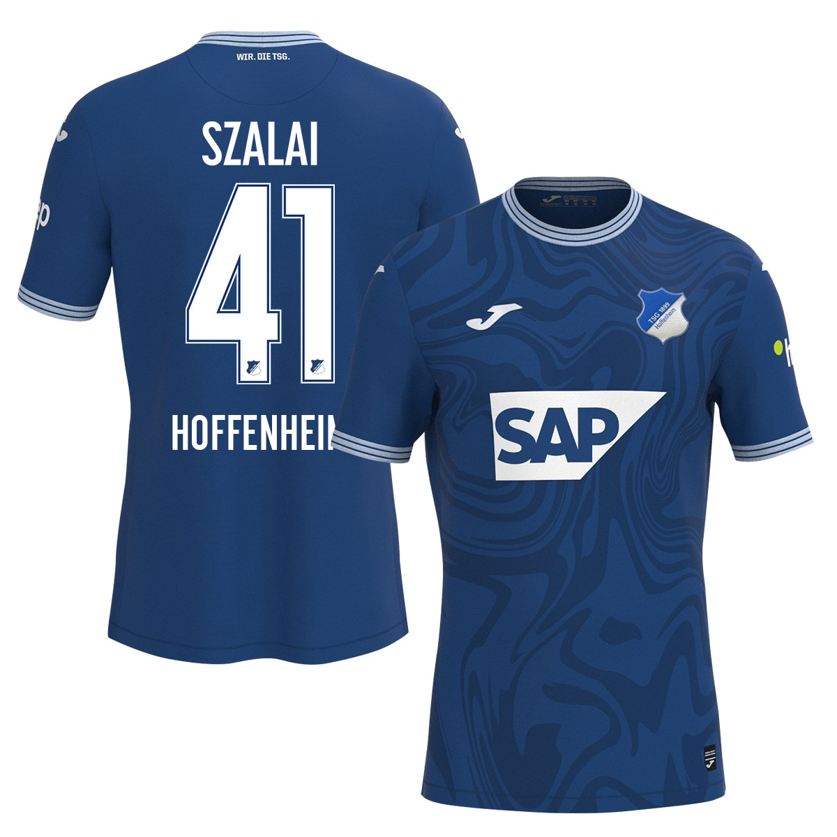 Attila Szalai 41 TSG 1899 Hoffenheim 2023-24 Home Men Jersey – Blue