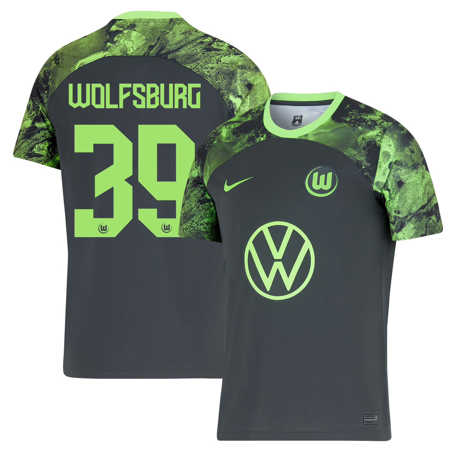 Patrick Wimmer 39 VfL Wolfsburg 2023-24 Away Men Jersey – Black