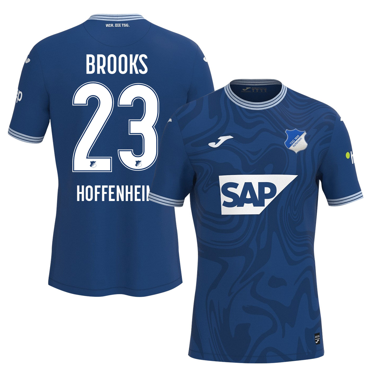 John Anthony Brooks 23 TSG 1899 Hoffenheim 2023-24 Home Men Jersey – Blue