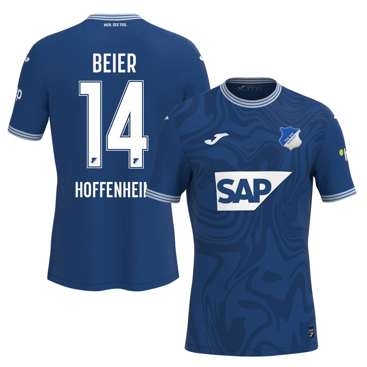 Maximilian Beier 14 TSG 1899 Hoffenheim 2023-24 Home Men Jersey – Blue
