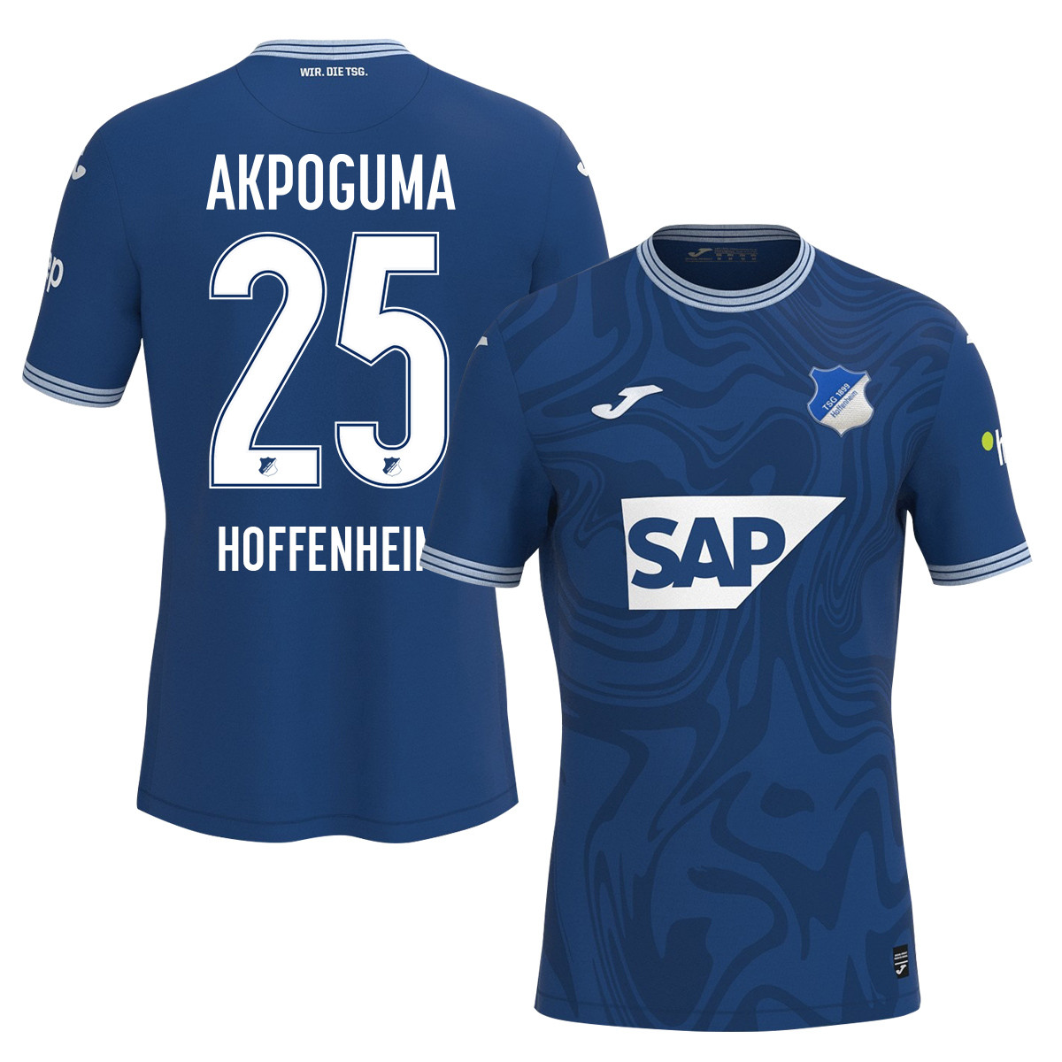 Kevin Akpoguma 25 TSG 1899 Hoffenheim 2023-24 Home Men Jersey – Blue