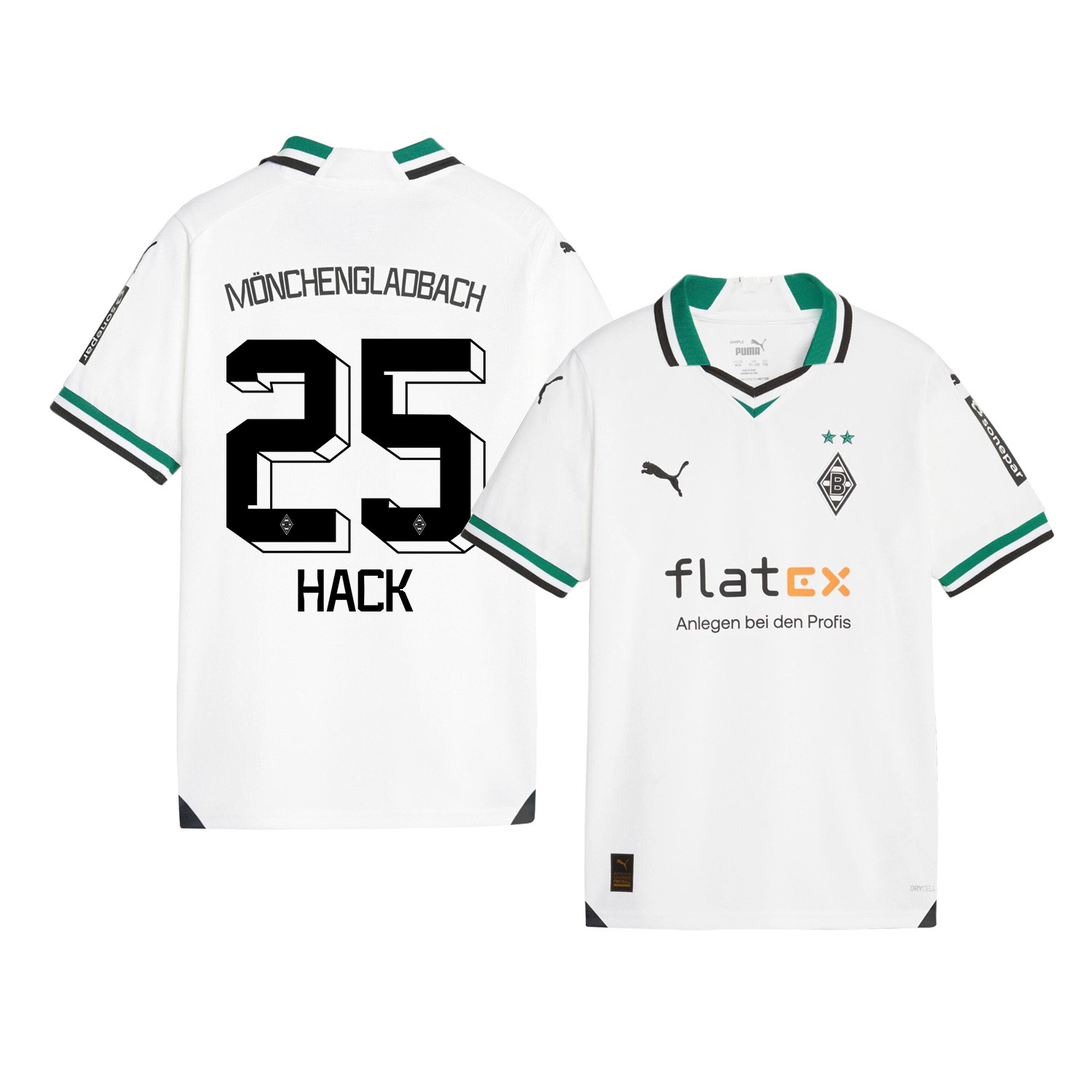 Robin Hack 25 Borussia Mnchengladbach 2023-24 Home YOUTH Jersey – White
