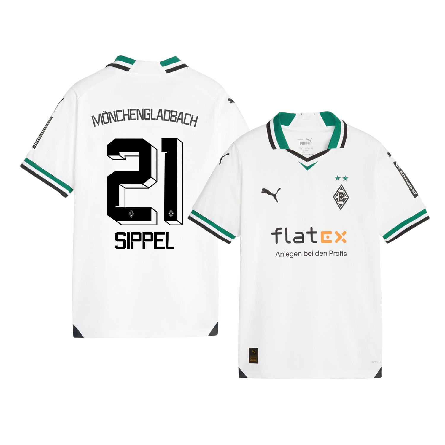 Tobias Sippel 21 Borussia Mnchengladbach 2023-24 Home YOUTH Jersey – White