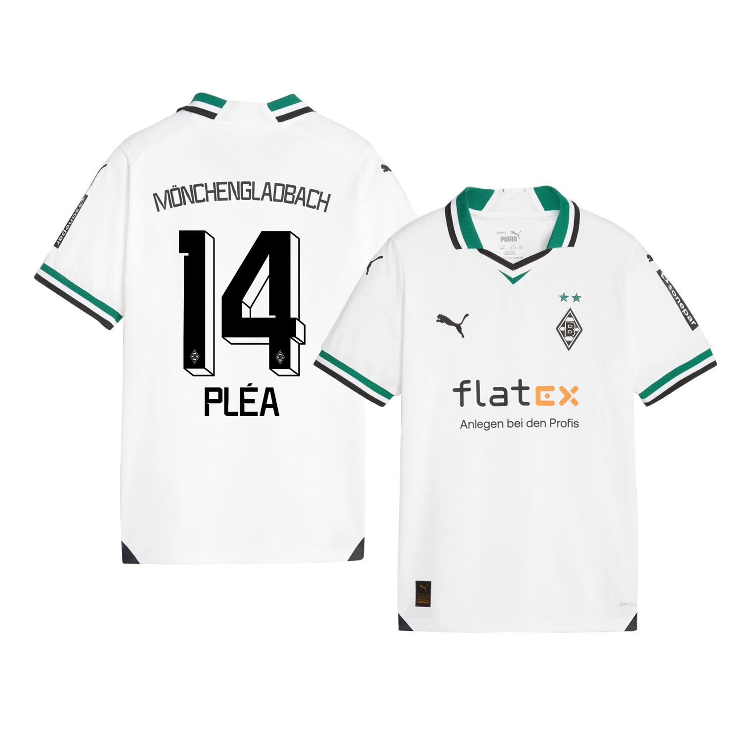 Alassane Pla 14 Borussia Mnchengladbach 2023-24 Home YOUTH Jersey – White