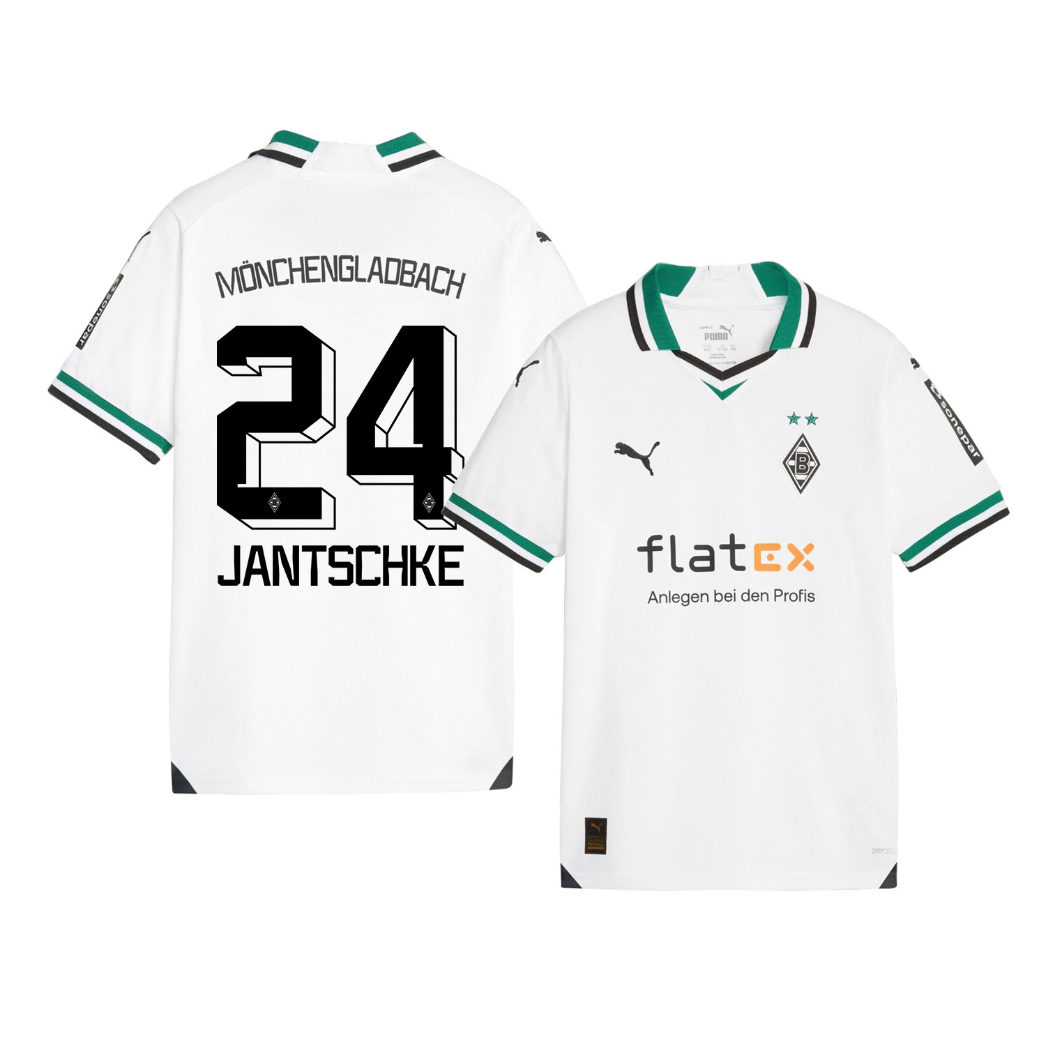 Tony Jantschke 24 Borussia Mnchengladbach 2023-24 Home YOUTH Jersey – White