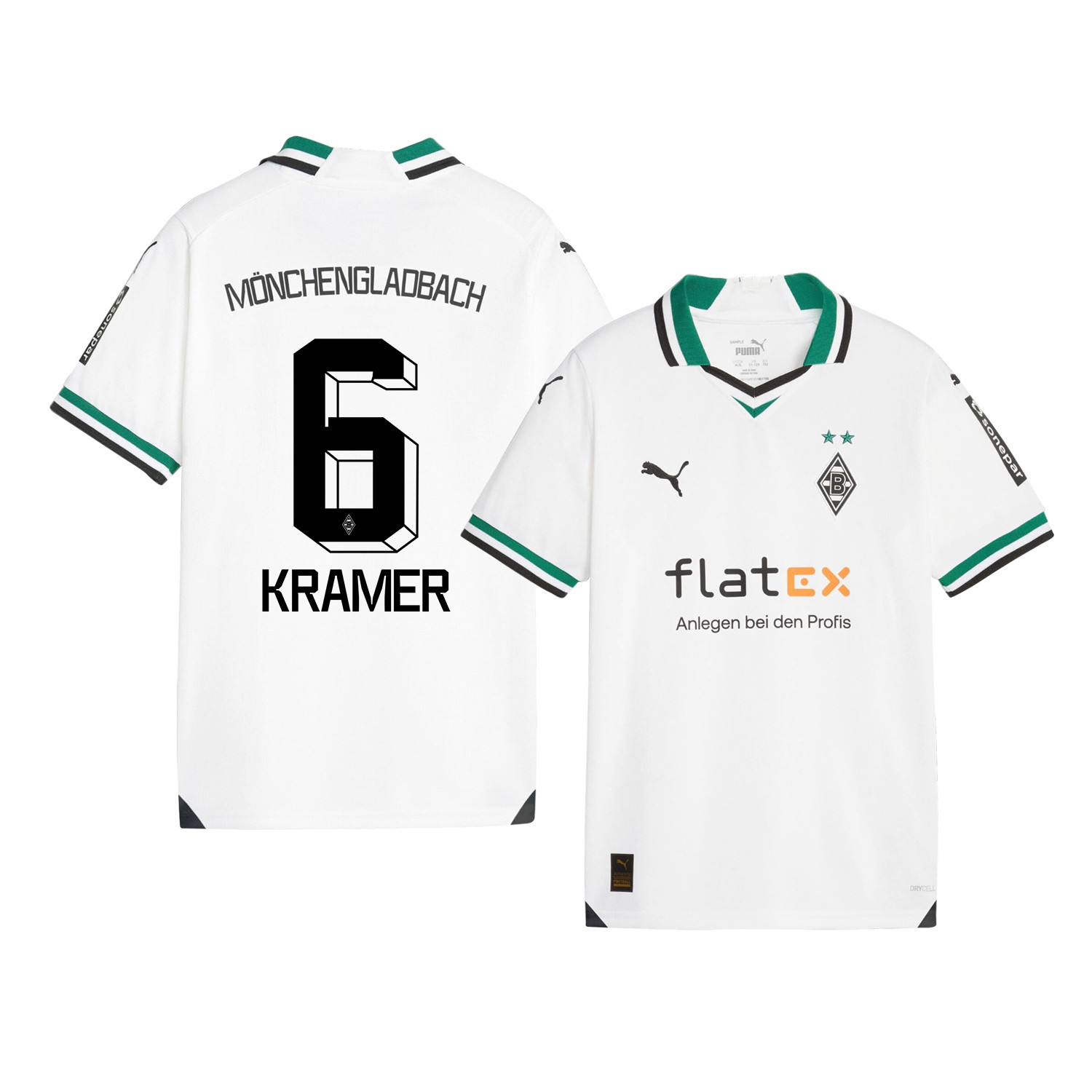 Christoph Kramer 6 Borussia Mnchengladbach 2023-24 Home YOUTH Jersey – White