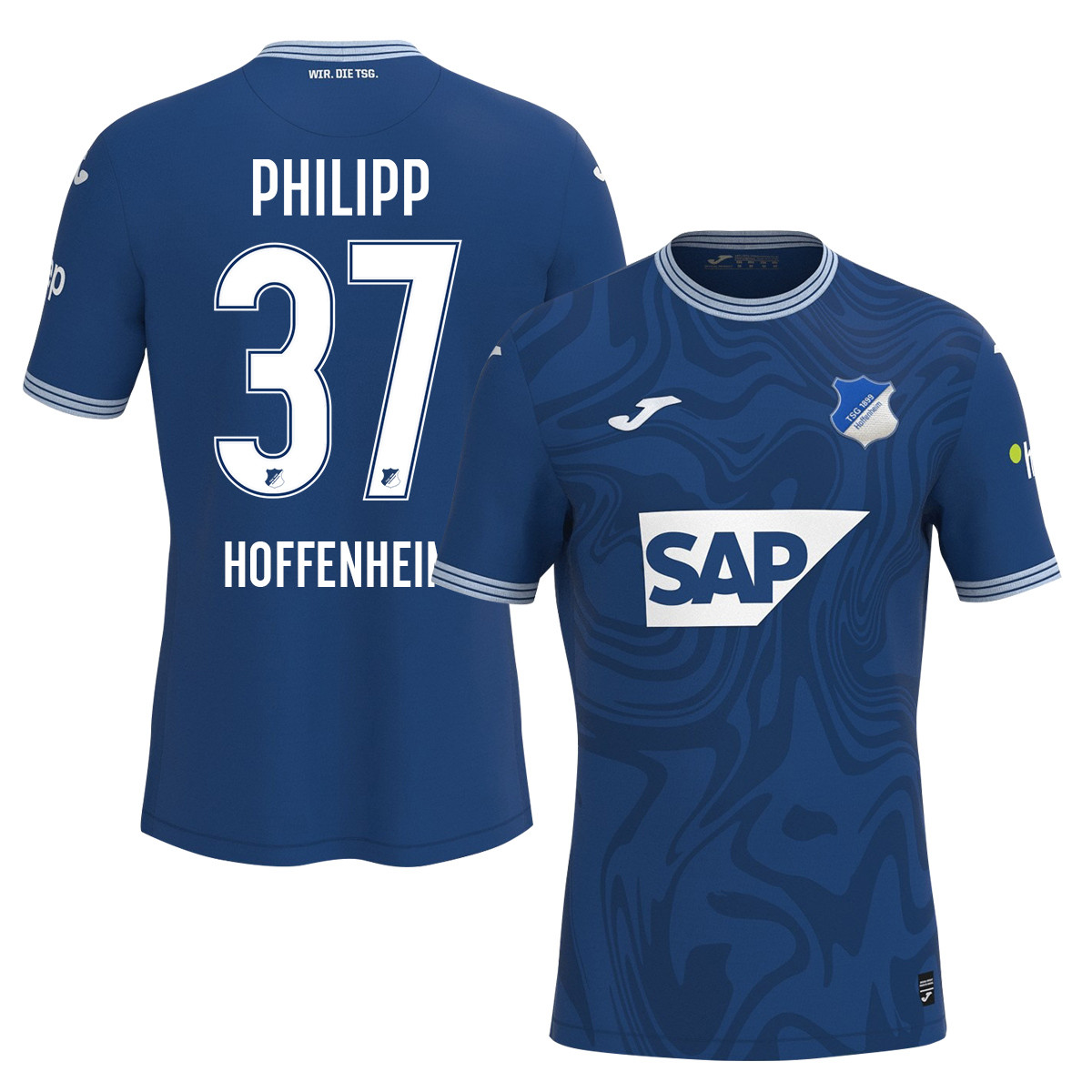 Luca Philipp 37 TSG 1899 Hoffenheim 2023-24 Home Men Jersey – Blue