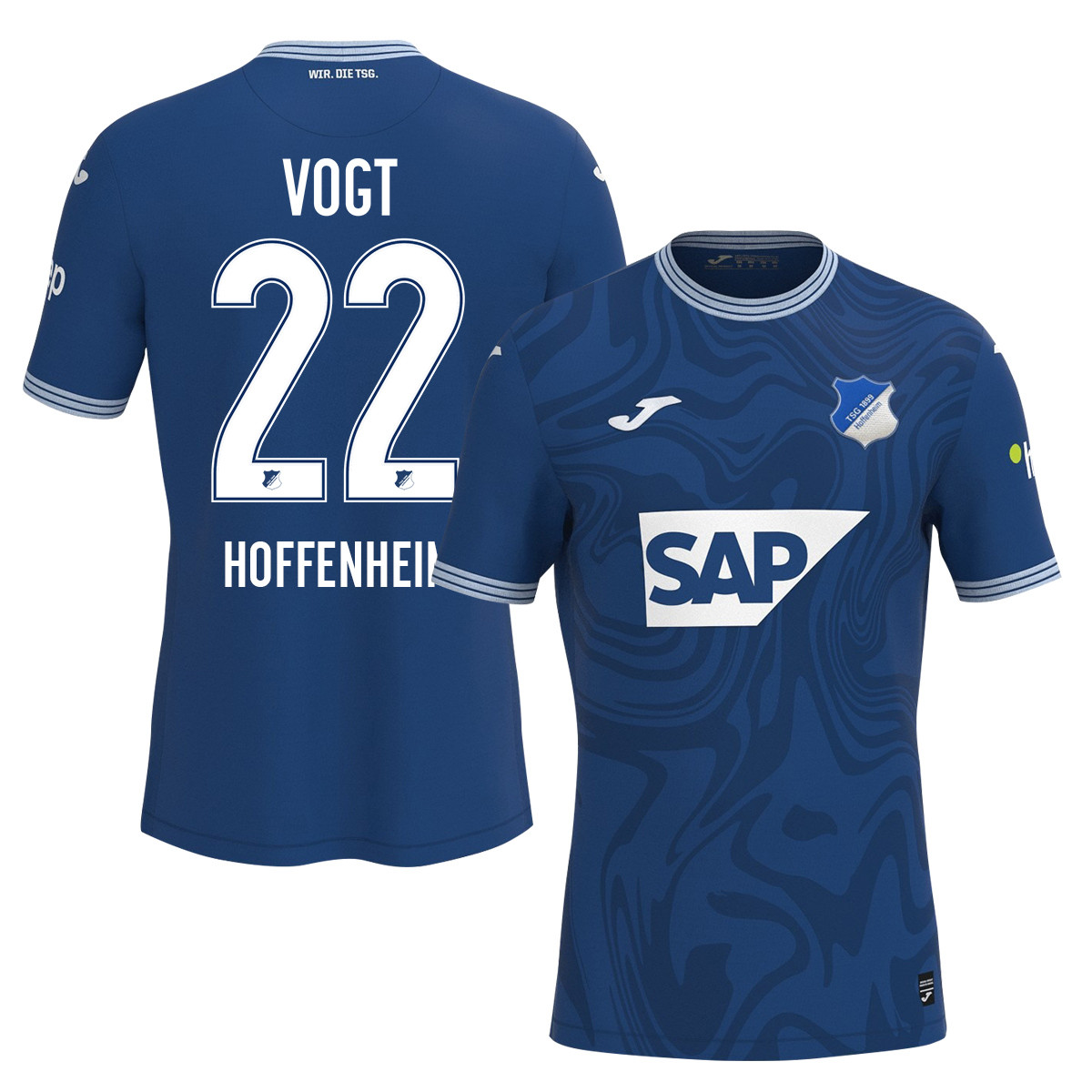 Kevin Vogt 22 TSG 1899 Hoffenheim 2023-24 Home Men Jersey – Blue