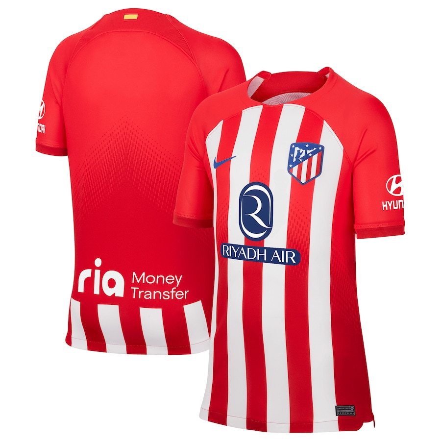 Atletico de Madrid 2023/24 Home Stadium YOUTH Jersey – Red