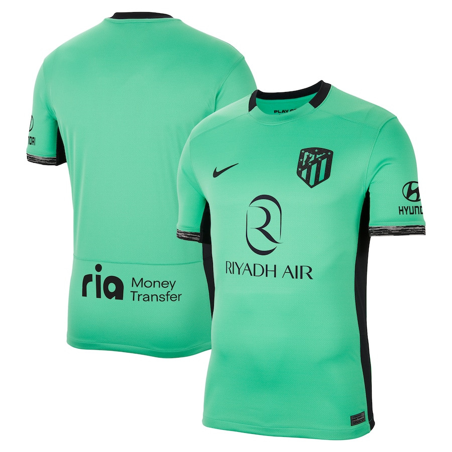 Atletico de Madrid 2023/24 Third Stadium Men Jersey – Turquoise