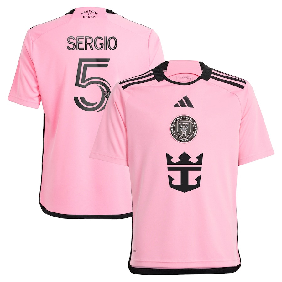 Sergio Busquets 5 Inter Miami CF 2024 2getherness YOUTH Jersey – Pink